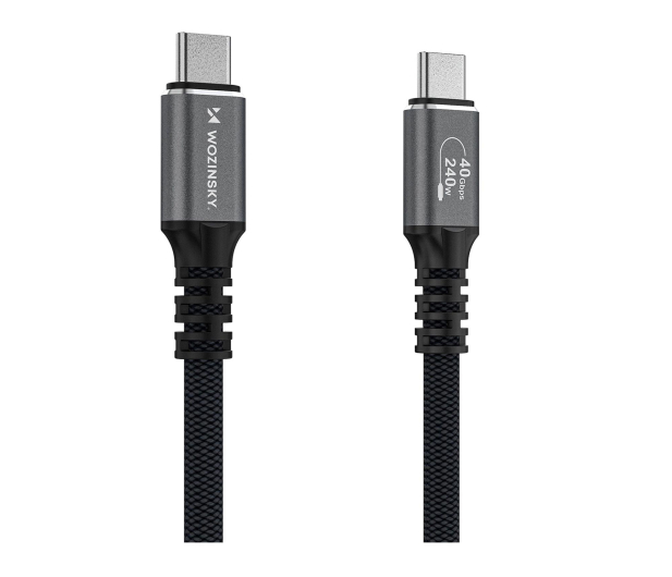 Wozinsky Kabel USB-C 240W 2m 4K czarny WPS-UY42S - 1487923 - zdjęcie 4